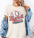 Baseball Mom Louder & Prouder DTF Transfer ready-to-press DTF transfer shown on apparel
