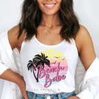 Beach Babe DTF Transfer ready-to-press DTF transfer shown on apparel