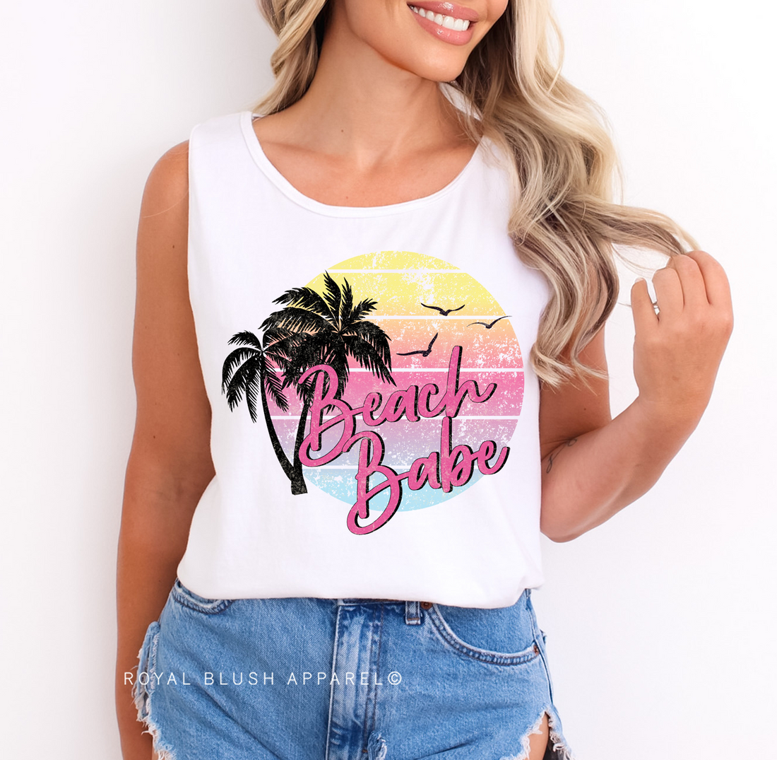 Beach Babe Full Color Transfer
