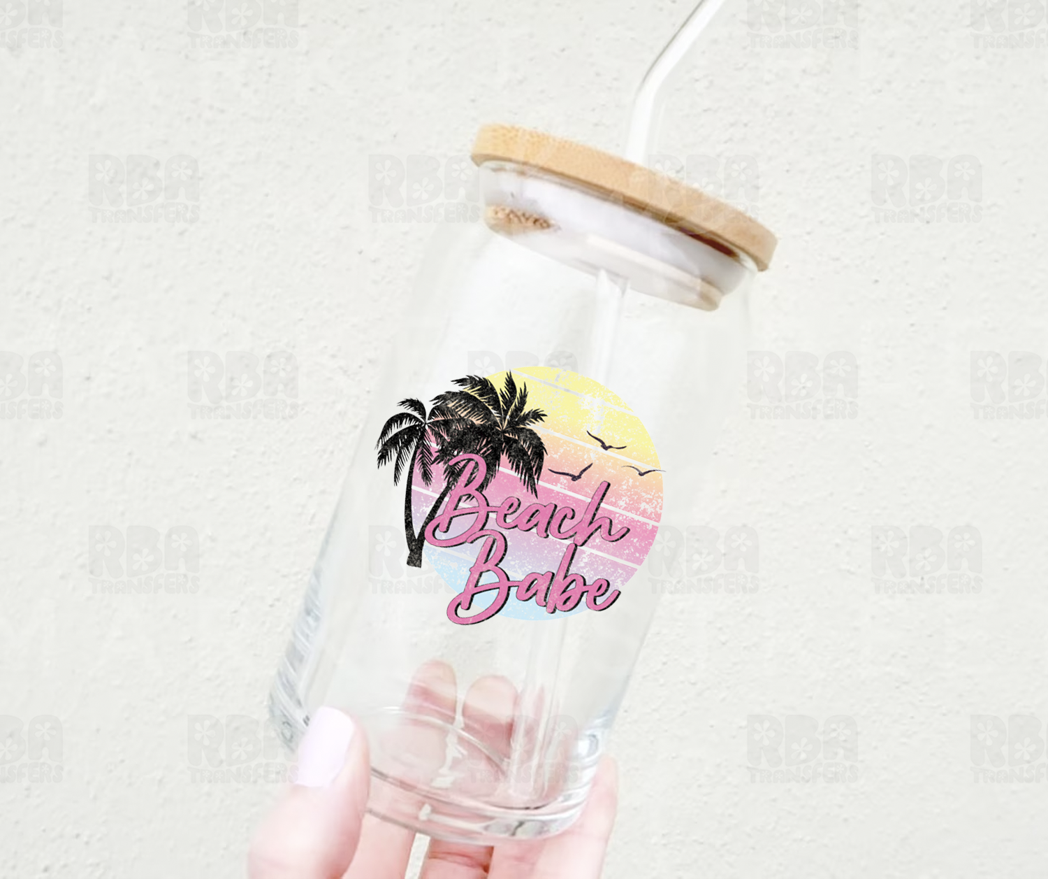 Beach Babe UV DTF Sticker