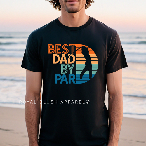 Best Dad Ever DTF Transfer ready-to-press DTF transfer shown on apparel