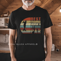 Best Grandpa In The Galaxy DTF Transfer ready-to-press DTF transfer shown on apparel