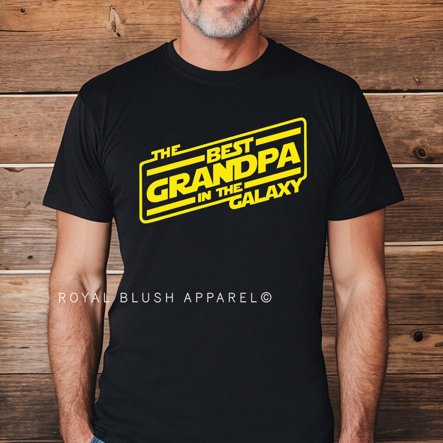 Best Grandpa In The Galaxy Full Color Transfer