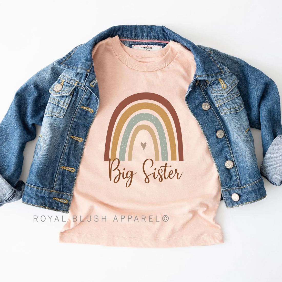 Big Sister Rainbow Youth Full Color Transfer