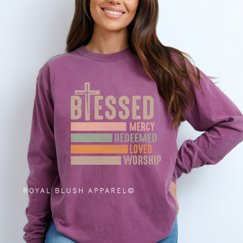 Created With A Purpose DTF Transfer ready-to-press DTF transfer shown on apparel