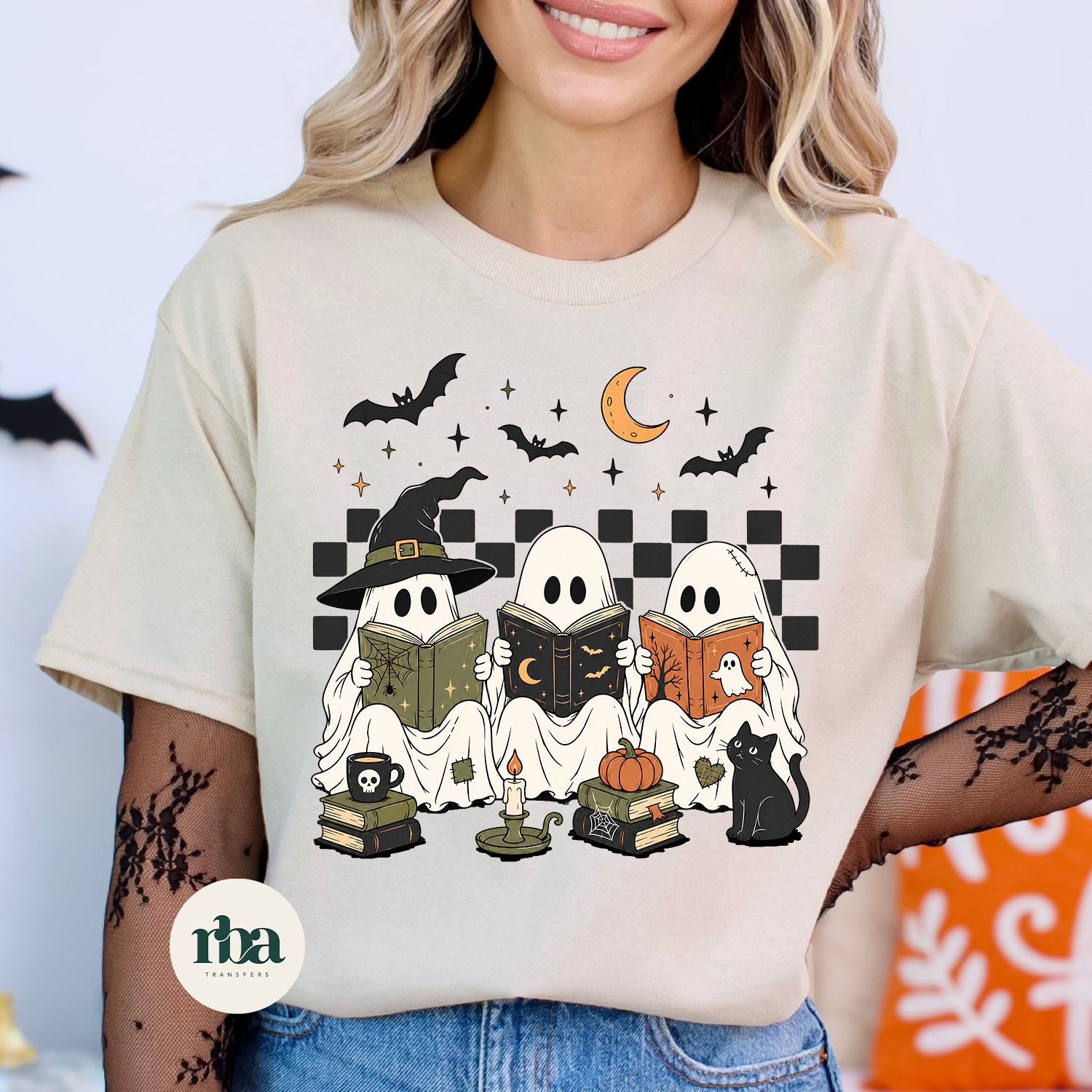 Bookclub Ghosts DTF Transfer