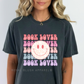 Bookish DTF Transfer ready-to-press DTF transfer shown on apparel