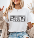 Coffee Makes Me Nicer DTF Transfer ready-to-press DTF transfer shown on apparel