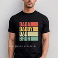 Captain Dad DTF Transfer ready-to-press DTF transfer shown on apparel