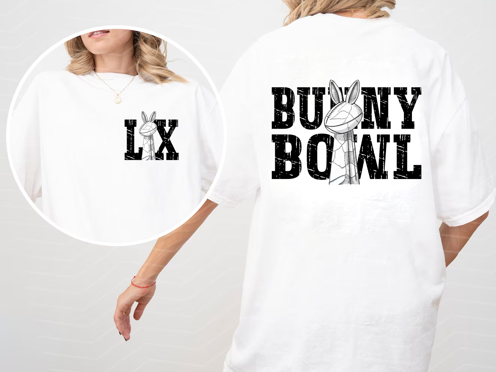LX Bunny Bowl Full Color Transfer
