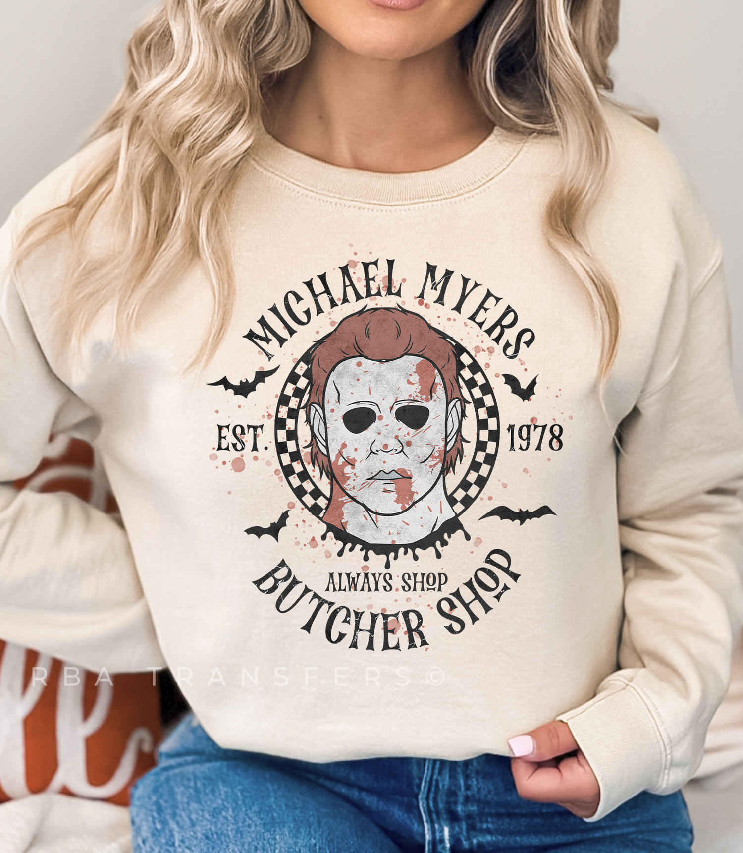 Myers Butcher Shop Full Color Transfer