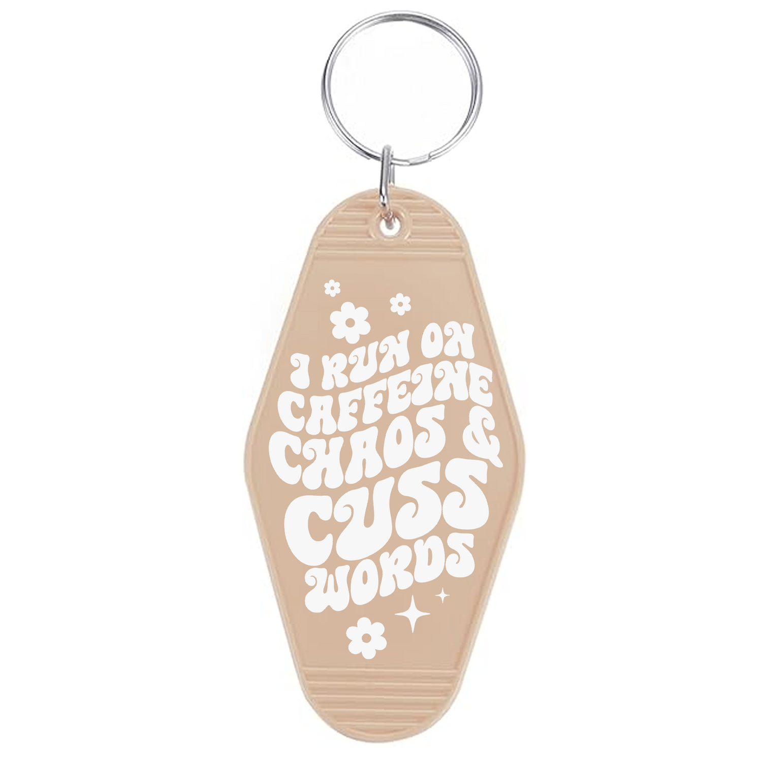 Caffeine Chaos &amp; Cuss Words UV Sticker