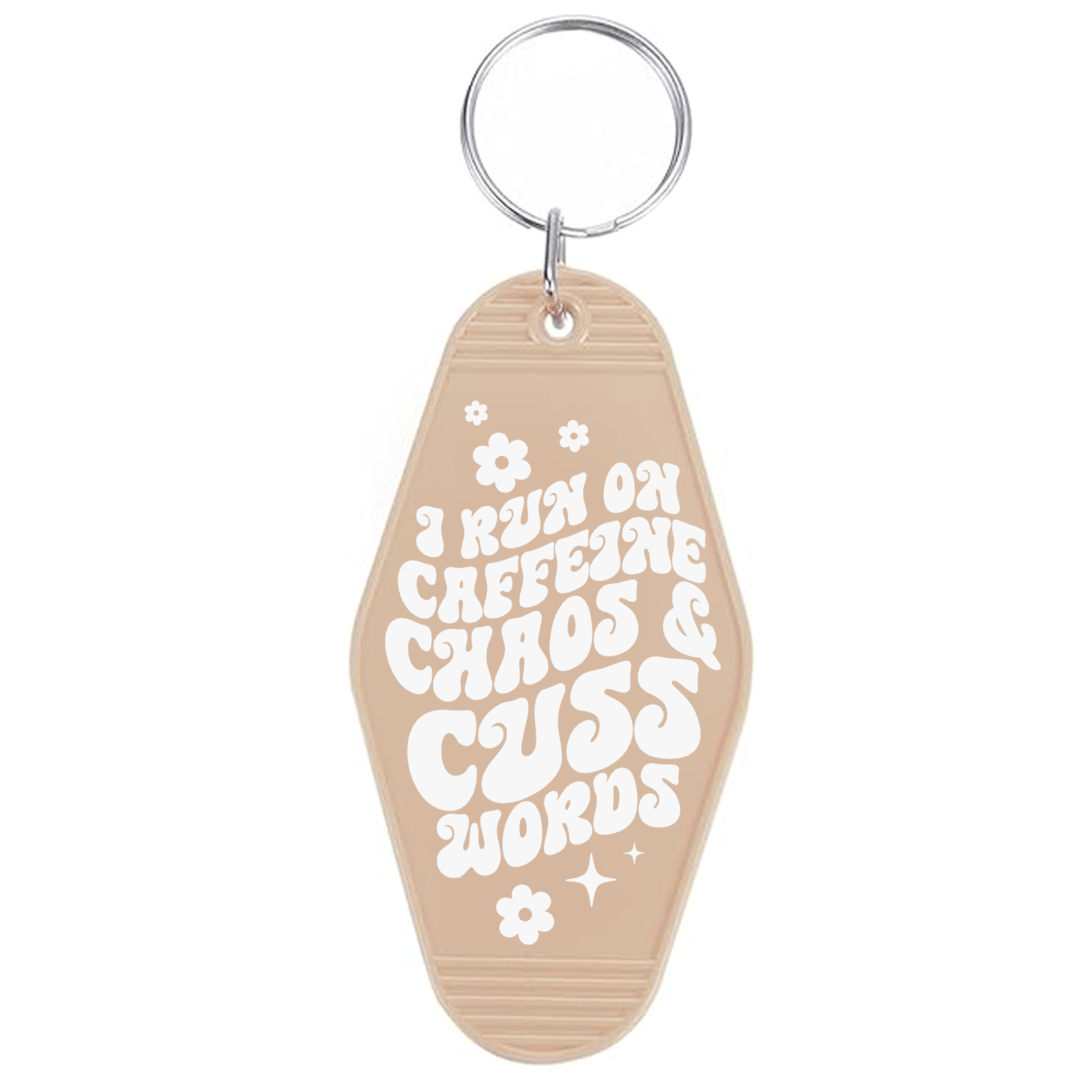 Caffeine Chaos &amp; Cuss Words UV Sticker