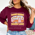Camping Crew DTF Transfer ready-to-press DTF transfer shown on apparel