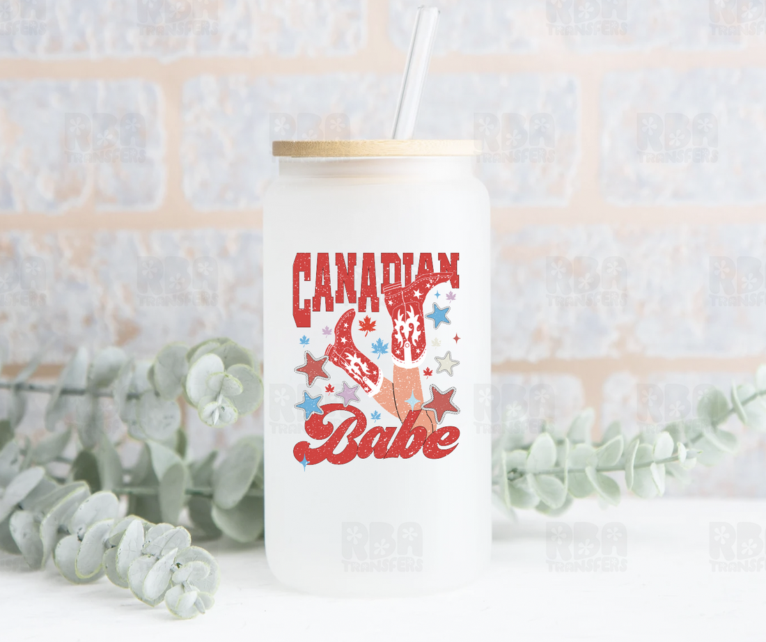 Canadian Babe UV DTF Sticker