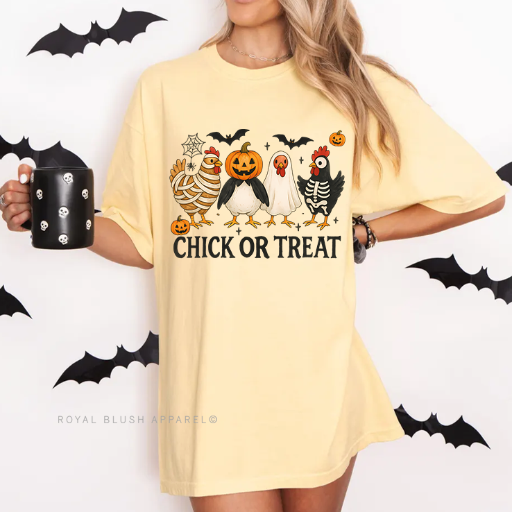 Chick Or Treat Full Color Transfer