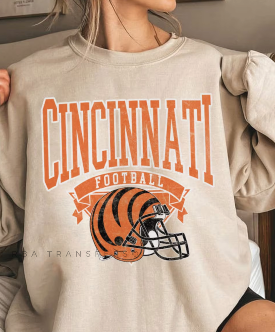 Cincinnati Football Full Color Transfer