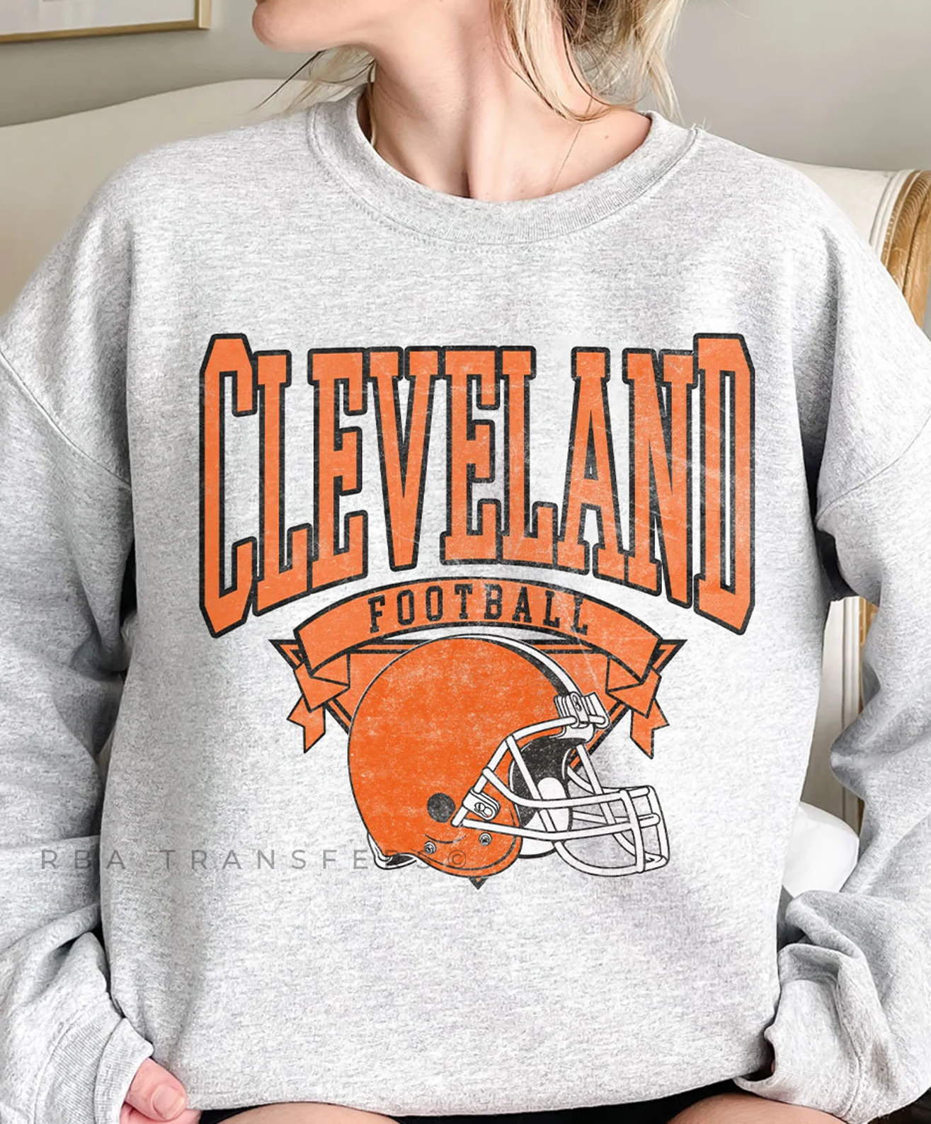Cleveland Football Full Color Transfer