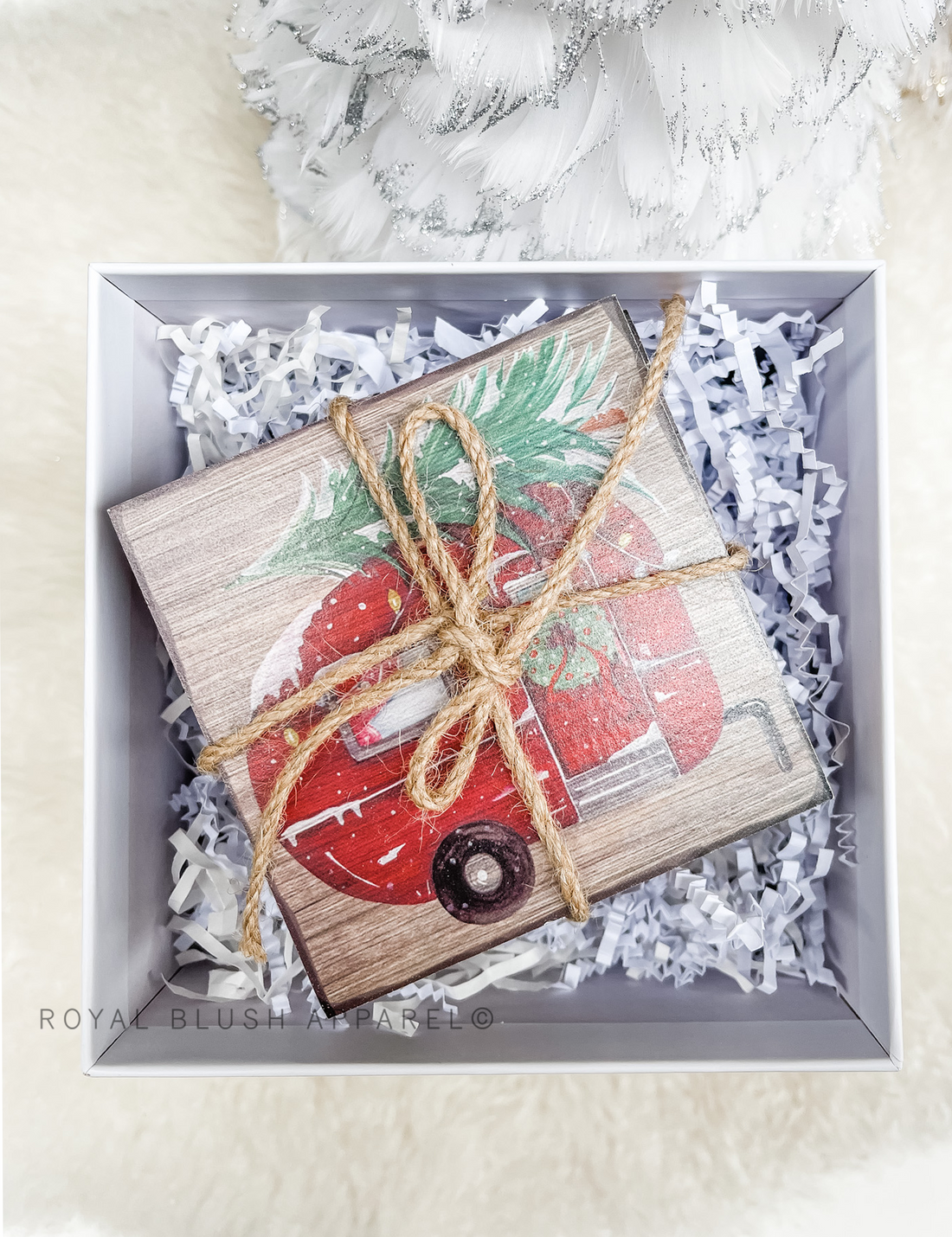 Holiday Set Of 4 Coasters