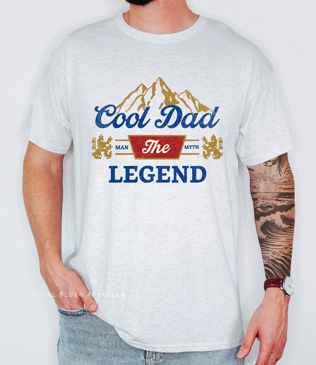 Cool Dad The Legend Full Color Transfer