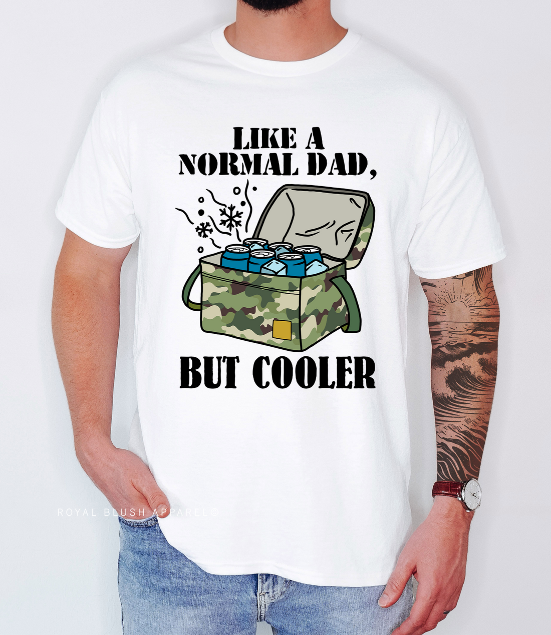 Like a Normal Dad But Cooler Full Color Transfer