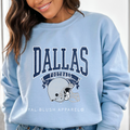Detroit Football DTF Transfer ready-to-press DTF transfer shown on apparel