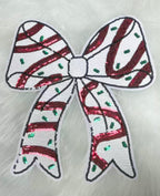 Little Debbie Bow Sequin Patch