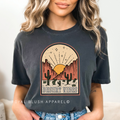 Let's Go Girls DTF Transfer ready-to-press DTF transfer shown on apparel