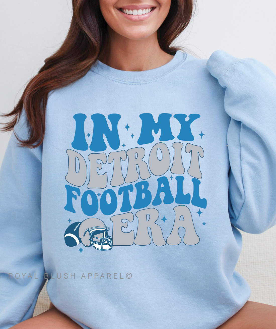 Detroit Football Era Full Color Transfer