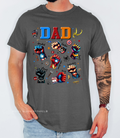 Cool Dad The Legend DTF Transfer ready-to-press DTF transfer shown on apparel
