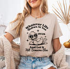 You Can Be A Mess And A Good Mom DTF Transfer ready-to-press DTF transfer shown on apparel