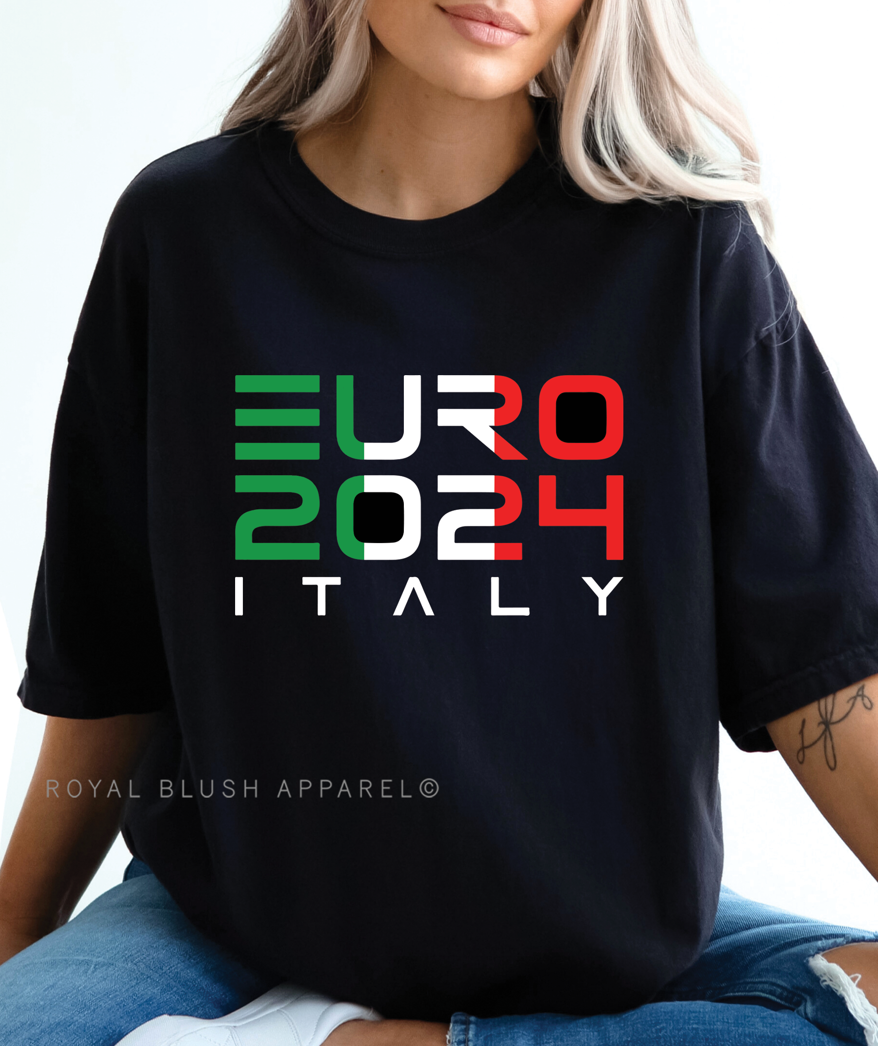 Euro 2024 ITALY Full Color Transfer