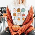 Tic Tac Toe Pumpkins DTF Transfer