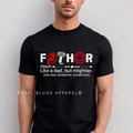 Golf Dad DTF Transfer ready-to-press DTF transfer shown on apparel