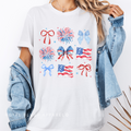 America Cherry DTF Transfer ready-to-press DTF transfer shown on apparel