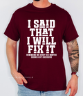Dad The Myth The Man The Legend DTF Transfer ready-to-press DTF transfer shown on apparel