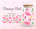 Autocollant UV DTF Flamingo Float Wrap