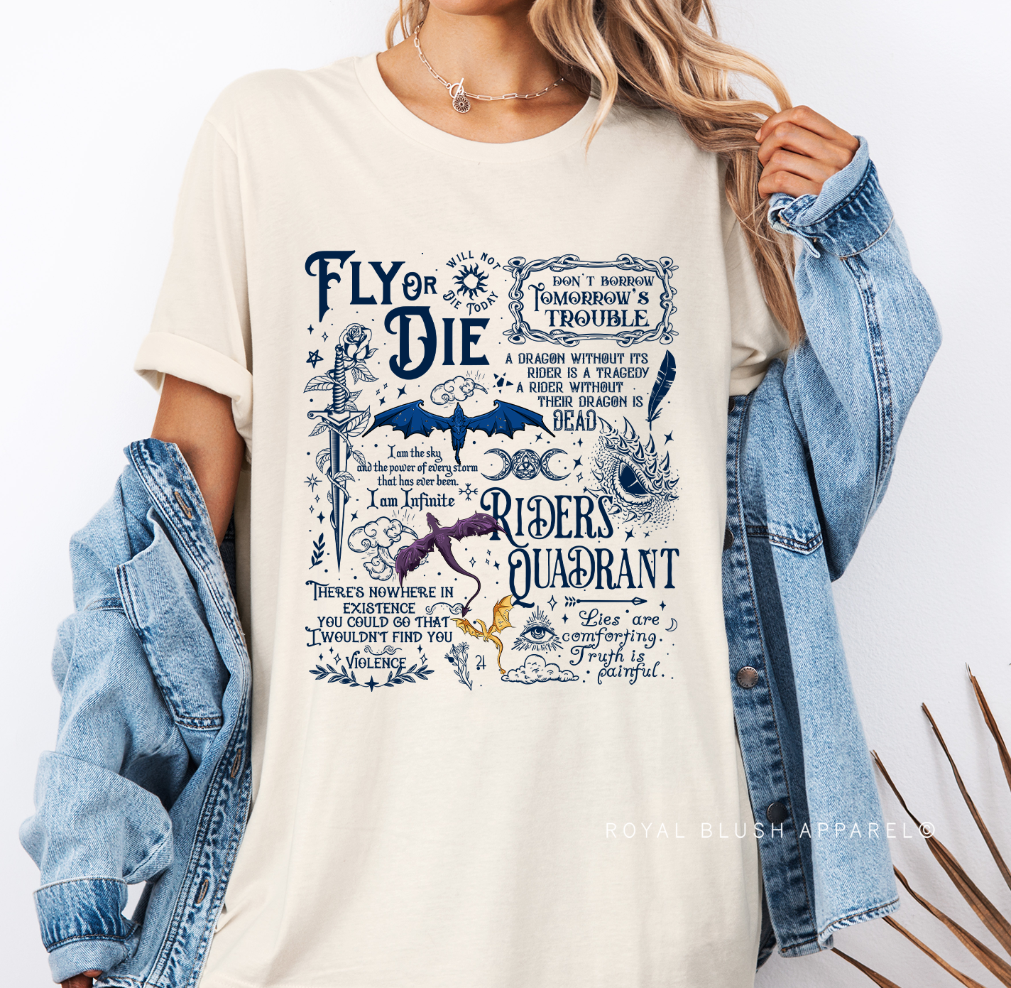 Fly Or Die Full Colour Transfer
