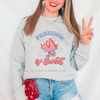 Freedom Is Sweet DTF Transfer ready-to-press DTF transfer shown on apparel