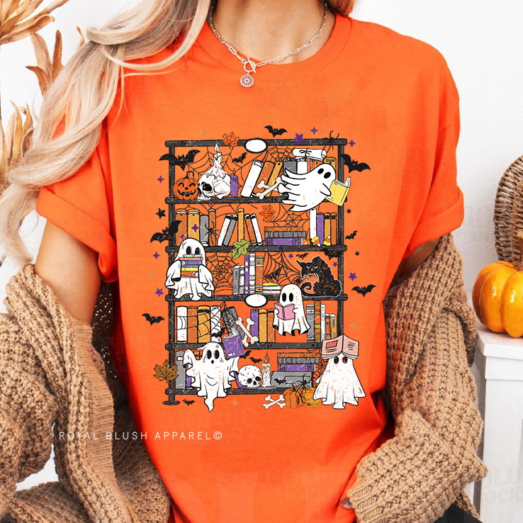 Ghost Bookshelf Full Color Transfer