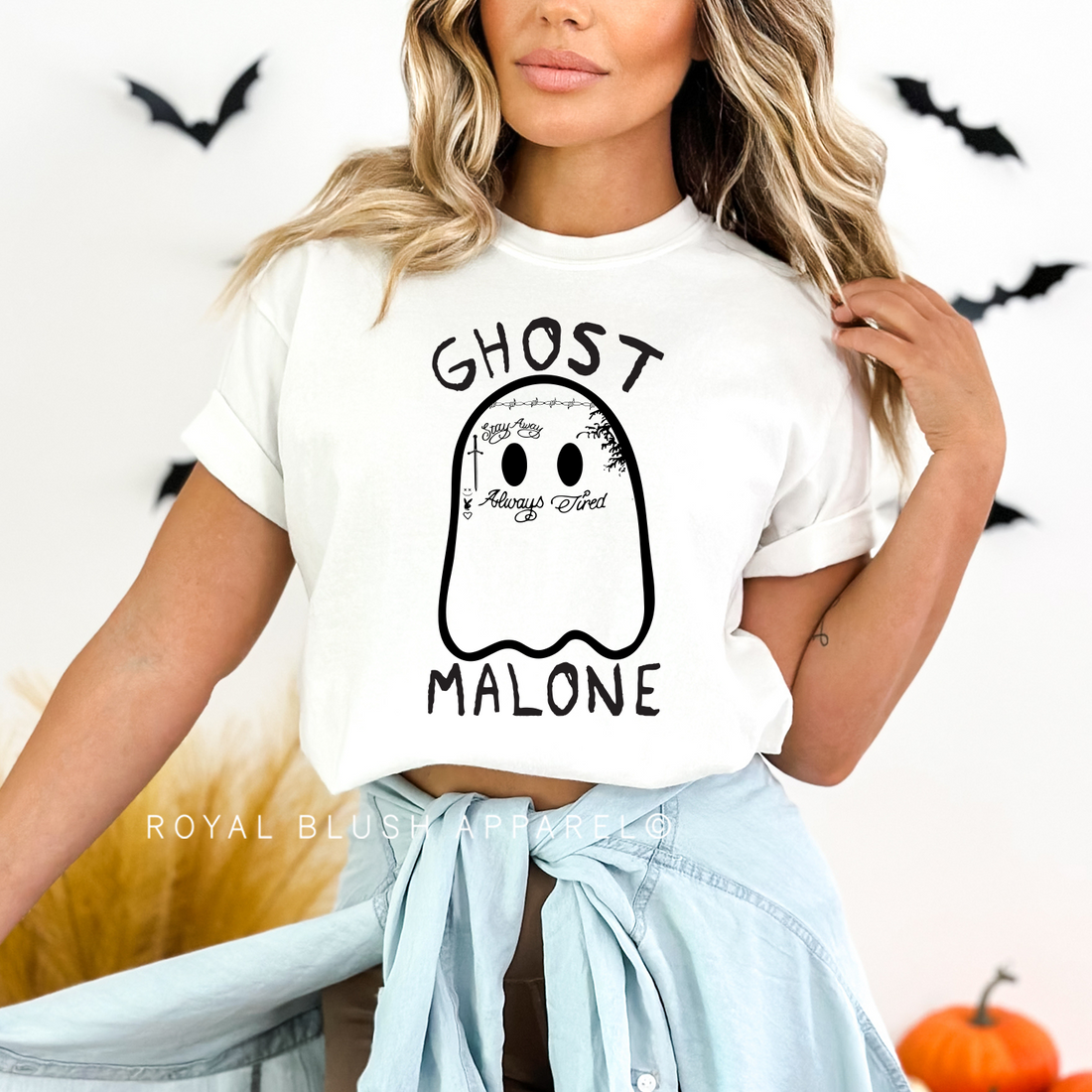 Ghost Malone Screen Print Transfer