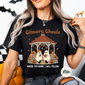 Gilmore Ghouls DTF Transfer ready-to-press DTF transfer shown on apparel