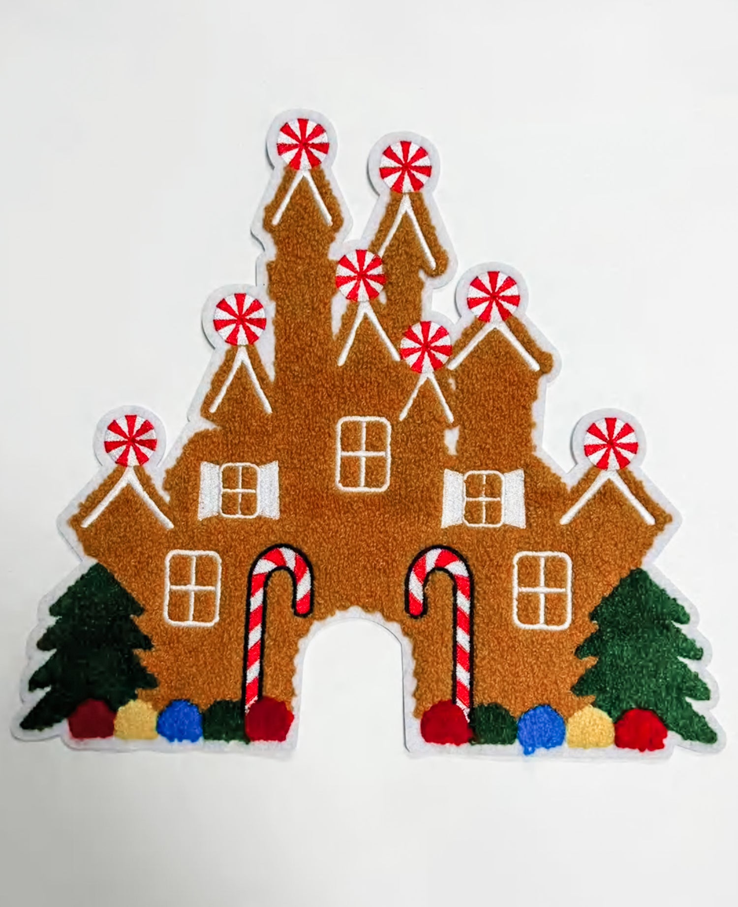 PRE-ORDER Gingerbread Castle Chenille Patch