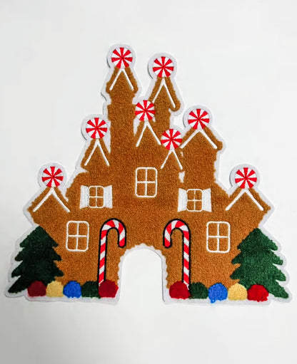 Gingerbread Castle Chenille Patch