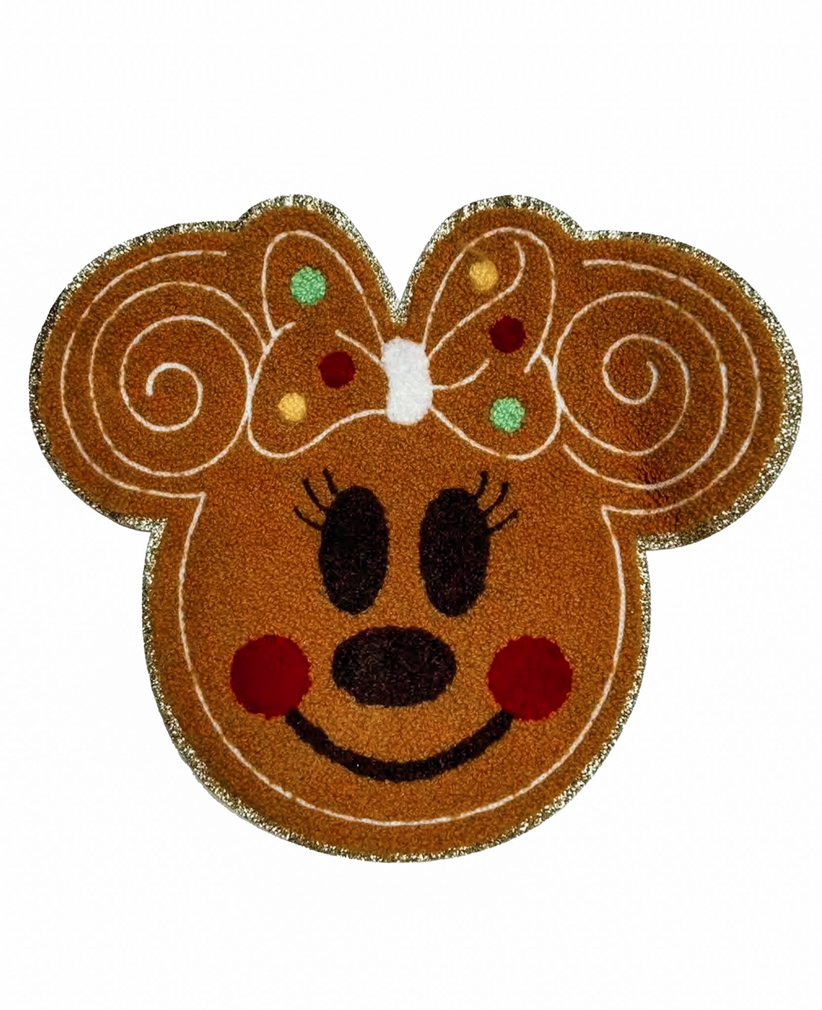 PRE-ORDER Misses Gingerbread Head Chenille Patch