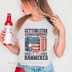 Ice Cream 'Merica DTF Transfer ready-to-press DTF transfer shown on apparel