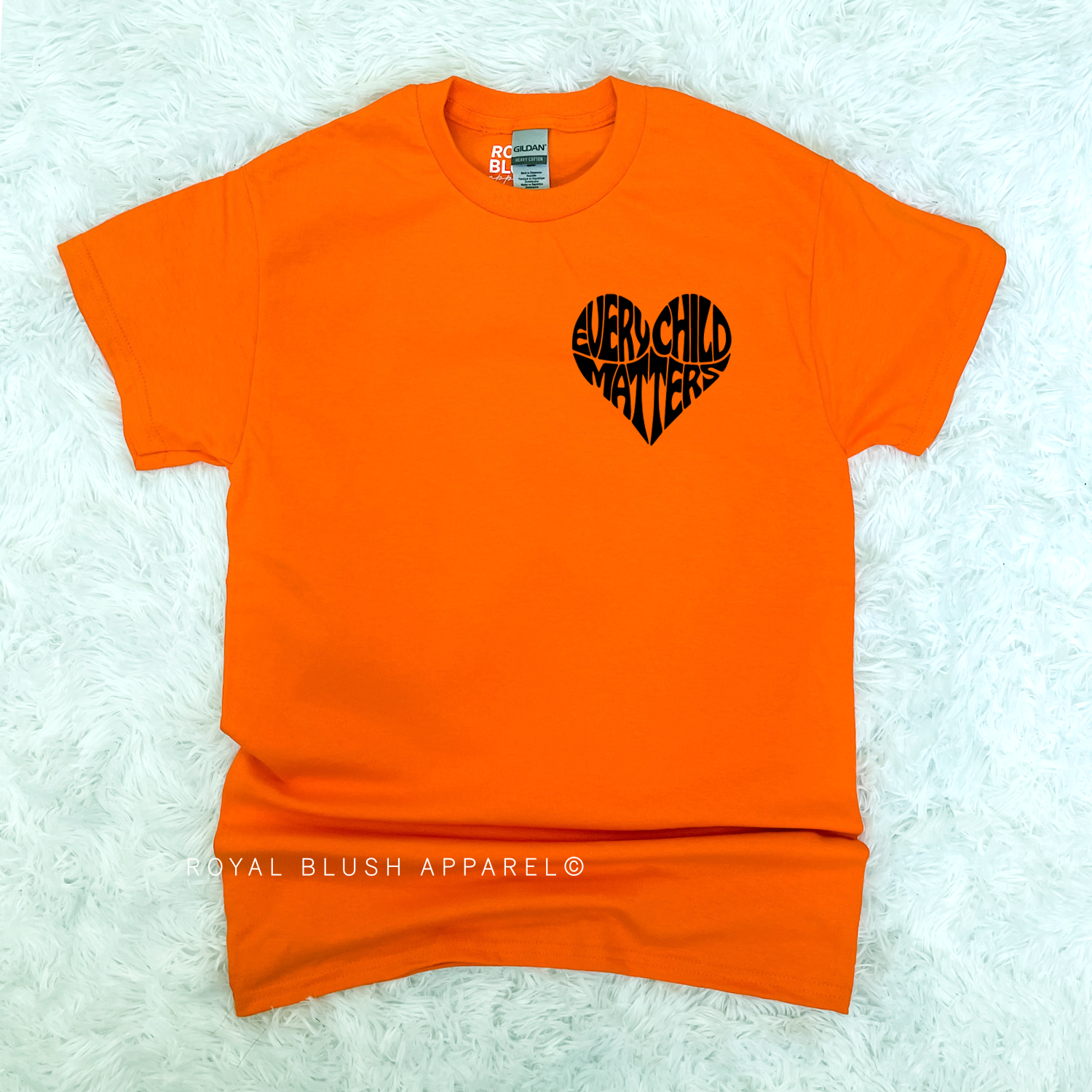 Heart Every Child Matters Pocket Screen Print Transfer