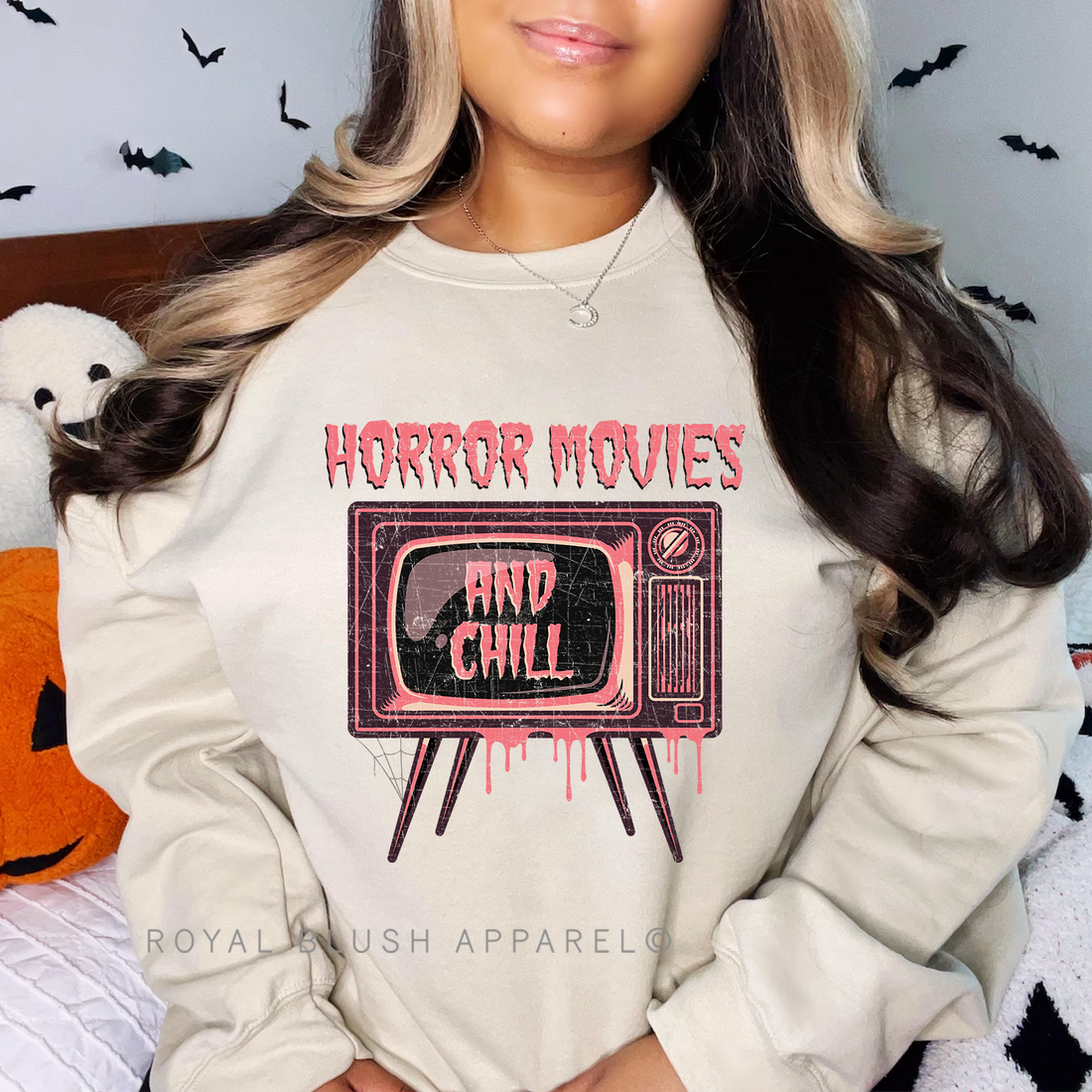 Horror Movies And Chill Full Color Transfer