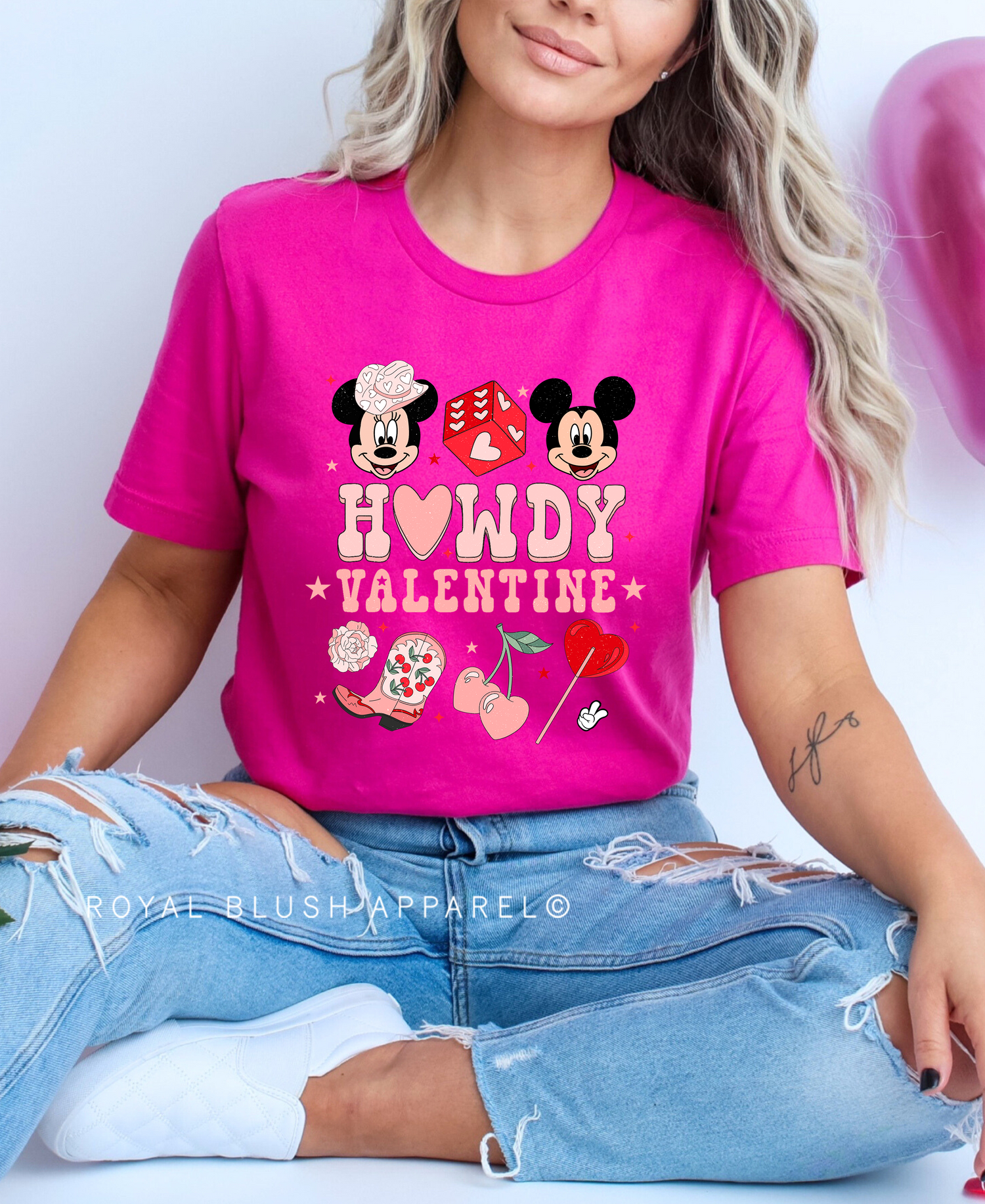 Magical Howdy Valentine Full Color Transfer