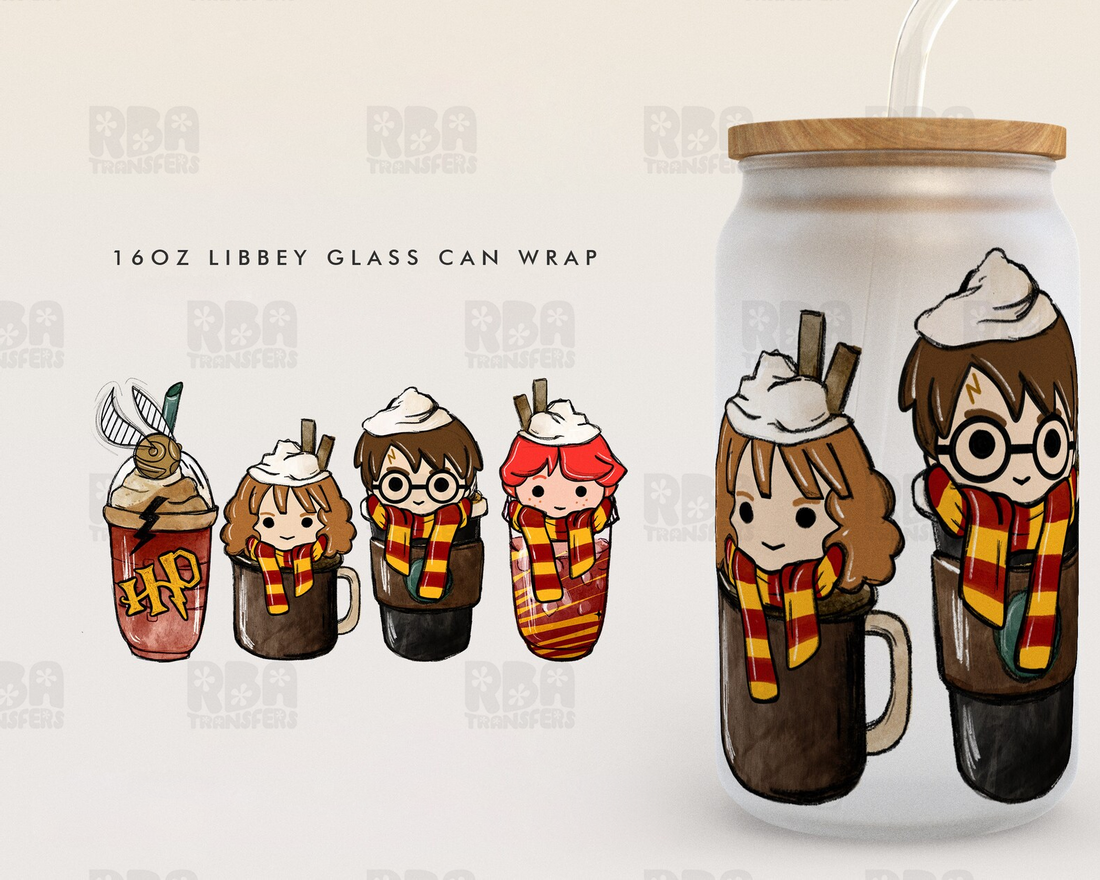 HP Coffee Wrap UV DTF Sticker